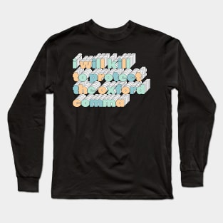 Oxford Comma ... Funny Grammar Gift Long Sleeve T-Shirt